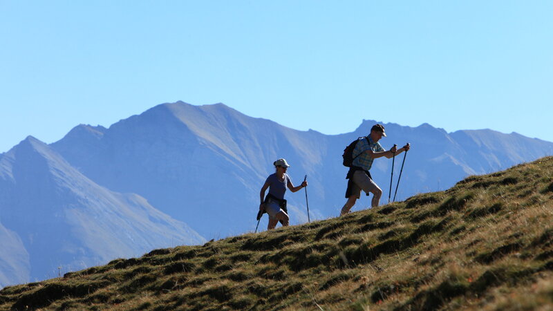 Wanderung am Hochalppass