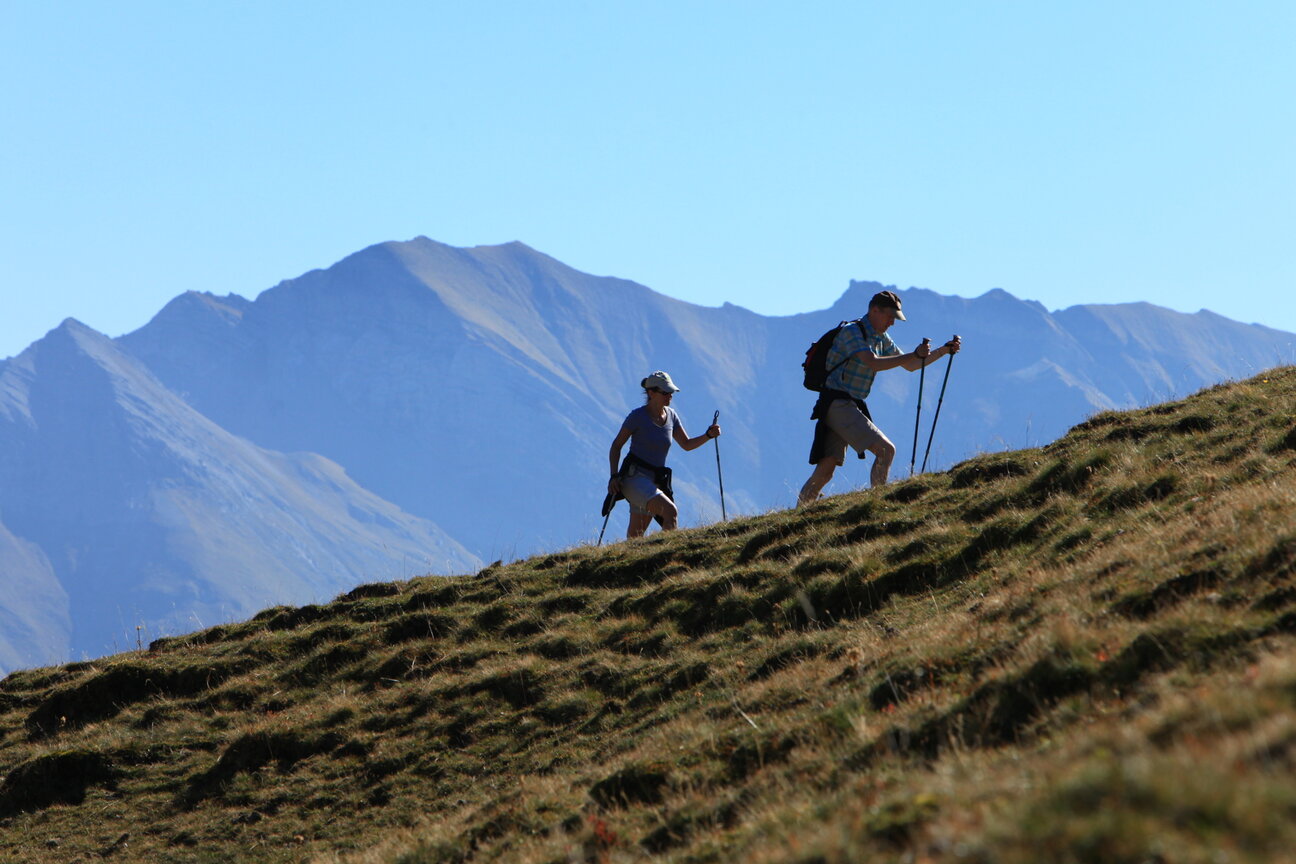 Wandern am Hochalppass