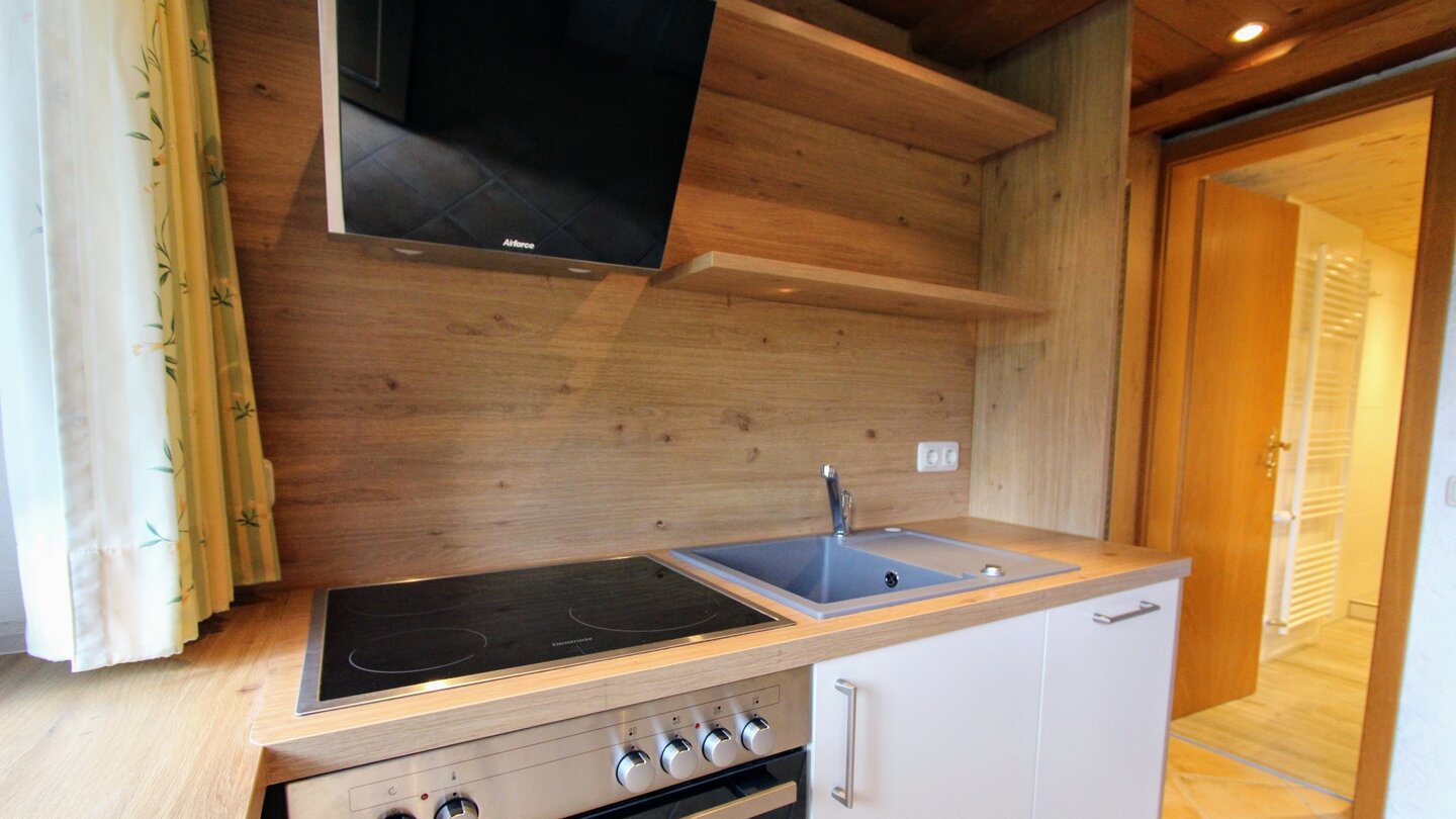 Appartement-Küche im Gästehaus Gatterhof
