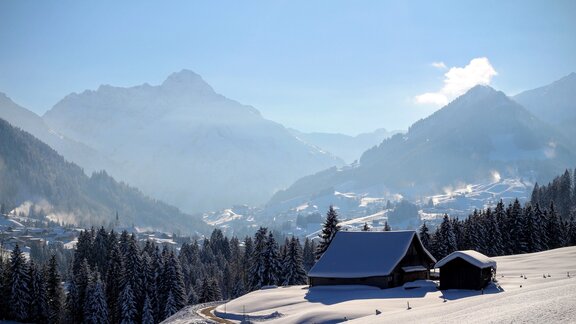 Riezlern Schwende im Winter