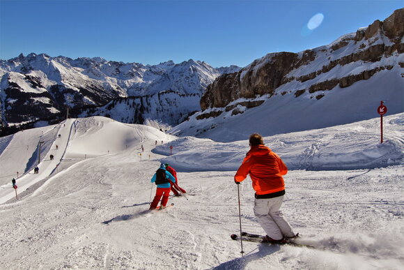Skifahren im Ifen Skigebiet