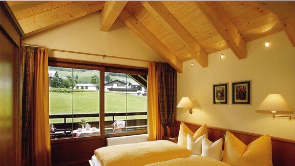 Ferienwohnung Nr.17 im Gatterhof Elferhaus Kleinwalsertal - schlafen 