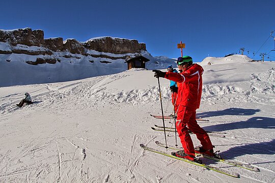 Privatskilehrer buchbar bei der Skischule Riezlern