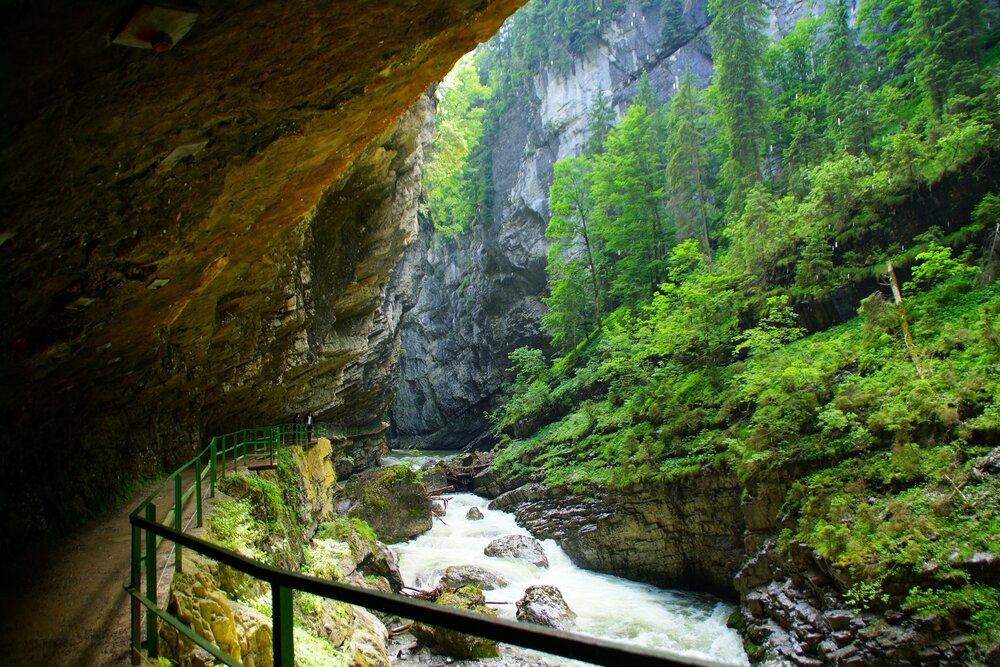 Breitachklamm im Sommer