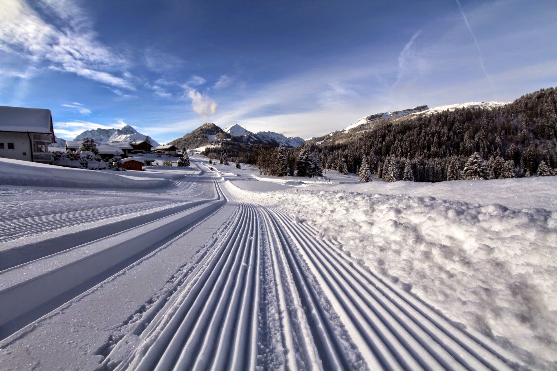 Langlauf im Kleinwalsertal - die Eggloipe