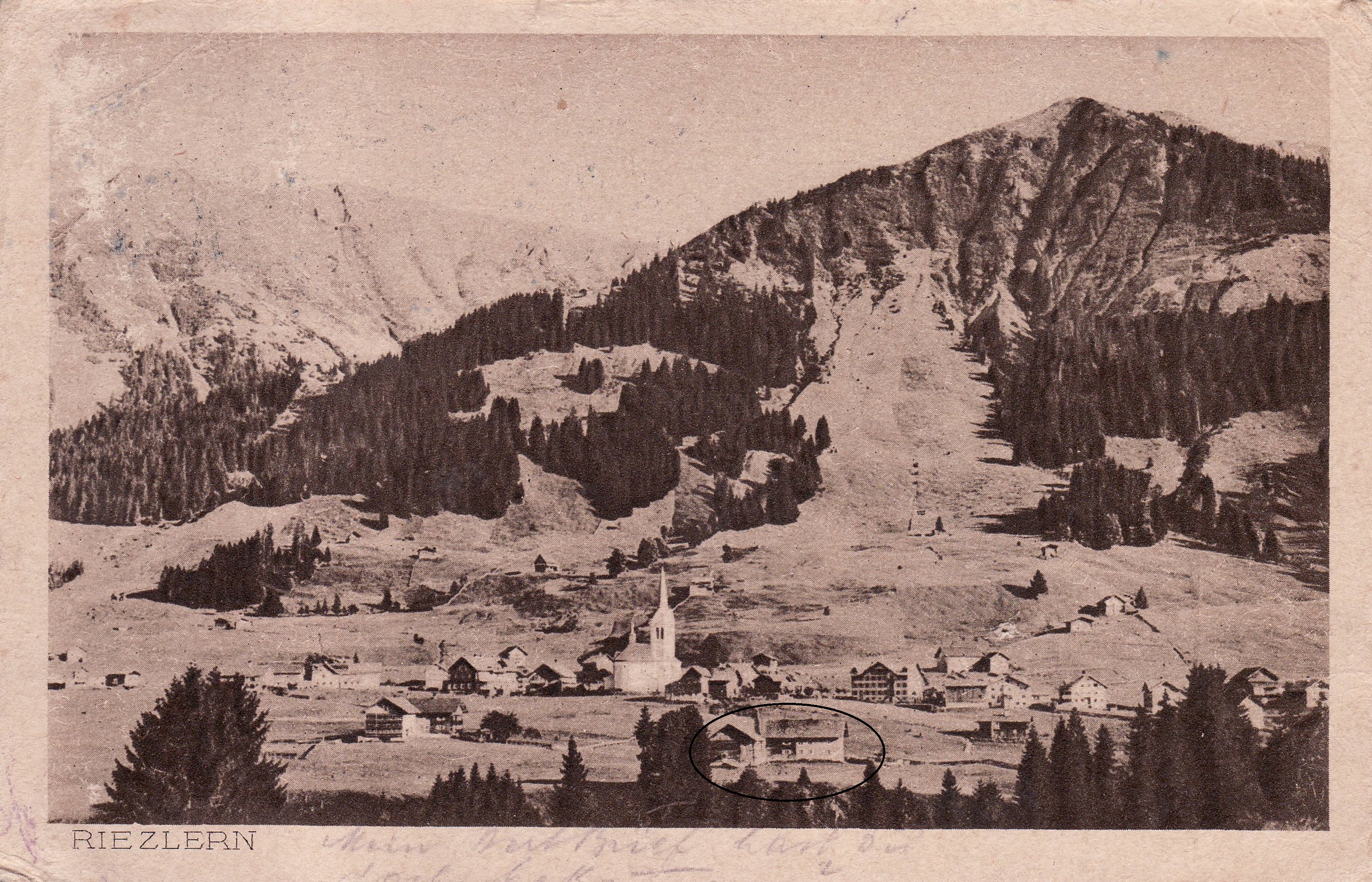 Riezlern im Jahr 1920